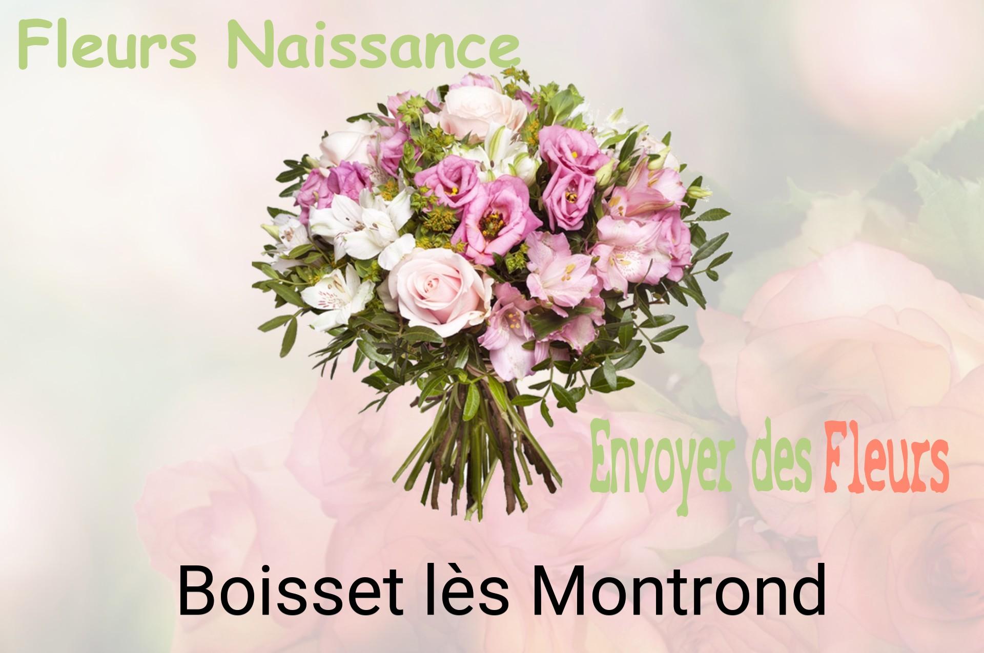 Bouquet de fleurs de naissance livré à Boisset-lès-Montrond